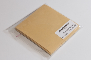 SB-15505	Pack of 4 sanding sponge (125 x 114 x 4mm) Grit 800